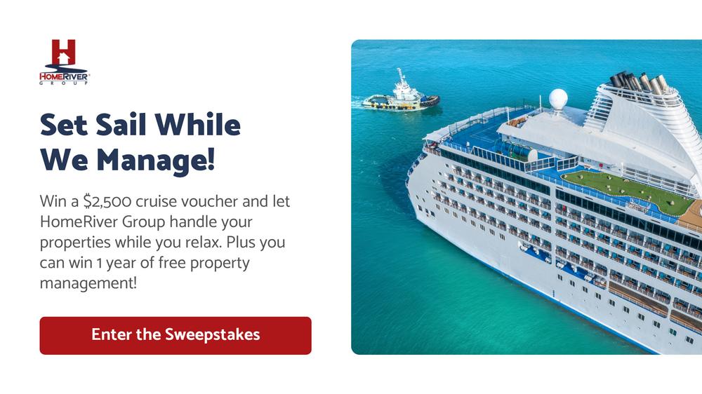 Win A Full Year Of Free Property Management Services & a Luxury Cruise Voucher